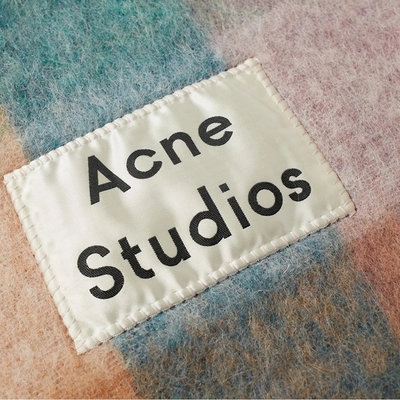 ACNE STUDIOS VALLY CHECK SCARF - Picture 3 of 4